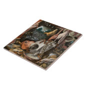 肉屋（Pieter Aertsen著） タイル (側面)