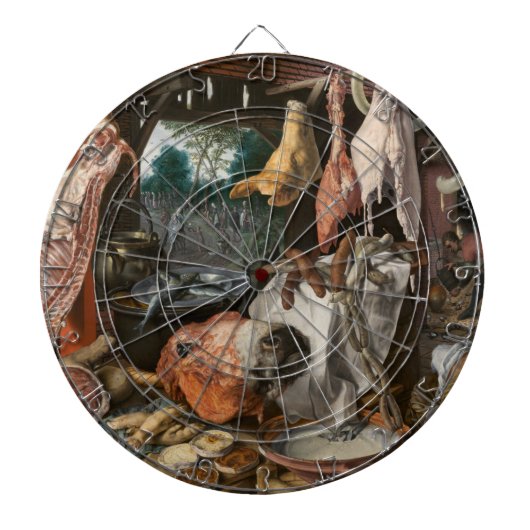 肉屋（Pieter Aertsen著） ダーツボード (正面)