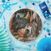 肉屋（Pieter Aertsen著） ペーパープレート (パーティー)