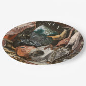 肉屋（Pieter Aertsen著） ペーパープレート (アングル)