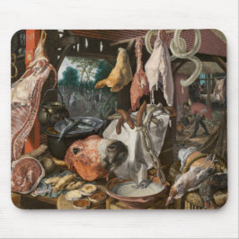 肉屋（Pieter Aertsen著） マウスパッド