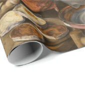 肉屋（Pieter Aertsen著） ラッピングペーパー (ロールコーナー)