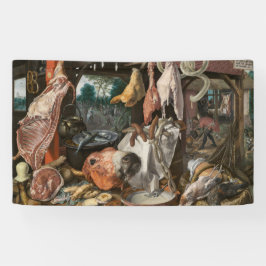 肉屋（Pieter Aertsen著） 横断幕