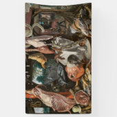 肉屋（Pieter Aertsen著） 横断幕 (縦)