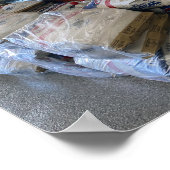 肉市場 ポスター (角)