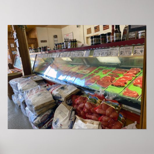 肉市場 ポスター (正面)