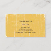 肉店ミートマーケットヴィンテージ豚金ゴールド 名刺 (裏面)