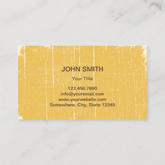 肉店ミートマーケットヴィンテージ豚金ゴールド 名刺 (裏面)