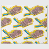 肉彫り ラッピングペーパー (フラット)