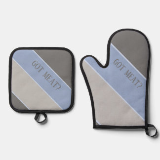 肉得? 鍋つかみ&鍋敷きセット