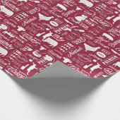 肉恋人BBQの包装紙 ラッピングペーパー (角)