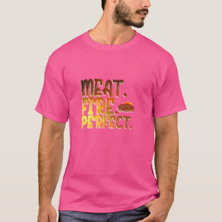 肉火パーフェクト – BBQ熱狂的な表現 Tシャツ