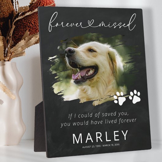 肉球の足跡　ペットの思い出　写真プレート フォトプラーク