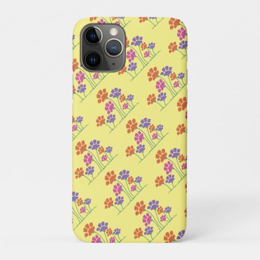 肉球フラワーガーデン Case-Mate iPhoneケース (裏)