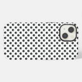 肉球プリント子犬 iPhoneケース (裏面横)