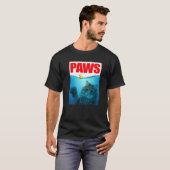 肉球猫と黄色いラバーダック Tシャツ (正面フル)