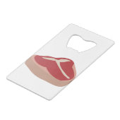 肉生ステーキフレッシュたんぱく質豚肉チョップビーフステーキ クレジットカード栓抜き (裏面アングル)