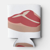 肉生ステーキフレッシュたんぱく質豚肉チョップビーフステーキ 缶クーラー (裏面)