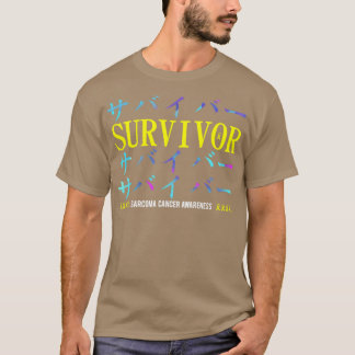 肉腫がん認識度日本の生存者の贈り物 Tシャツ