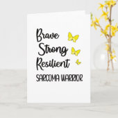 肉腫がん認識度月肉腫戦士 カード (黄色い花)