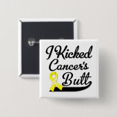 肉腫がんI蹴りお尻 缶バッジ (正面&裏面)