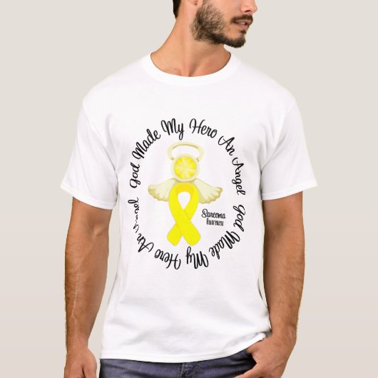 肉腫の神は私の英雄に天使をしました Tシャツ (正面)