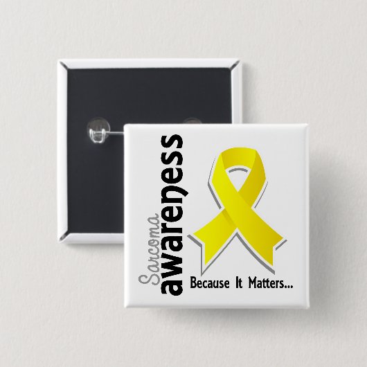 肉腫の認識度5 缶バッジ (正面&裏面)