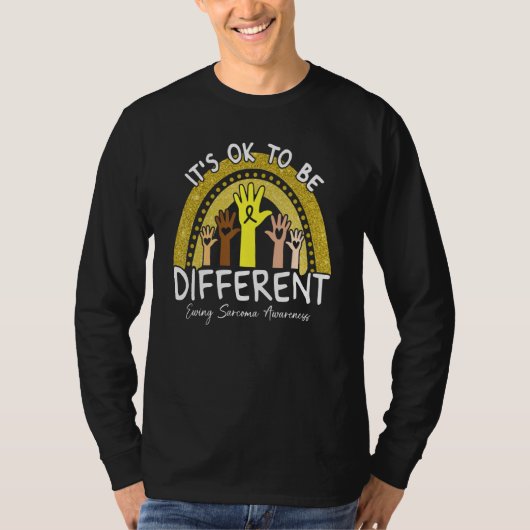 肉腫認識度イエ違うをユーイングして良い Tシャツ (正面)