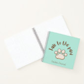 肉親の猫図解入りの、写真付きのとミニマル話す ノートブック (内部)