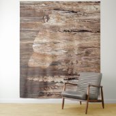 肉質の木で狼を遠吠え タペストリー (インサイチュ)