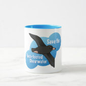 肉足のミズナギドリ亜科を救って下さい マグカップ (中央)