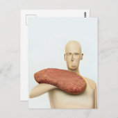 肉風変わりマネキン ポストカード (正面/裏面)