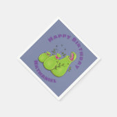 肉食おもしろいのピッチャー植物 スタンダードカクテルナプキン (角)