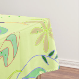 肉食おもしろい植物スケッチ継目パターン テーブルクロス