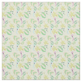 肉食おもしろい植物スケッチ継目パターン ファブリック (見本)