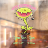 肉食おもしろい金星のハエの捕獲植物漫画 ウィンドウサイン (シート2)