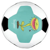 肉食おもしろい金星のハエの捕獲植物漫画 サッカーボール (回転)