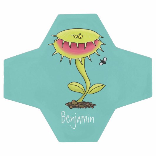 肉食おもしろい金星のハエの捕獲植物漫画 サッカーボール (フラット)