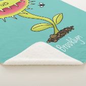 肉食おもしろい金星のハエの捕獲植物漫画 シェルパブランケット (3/4)