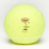 肉食おもしろい金星のハエの捕獲植物漫画 テニスボール (正面)