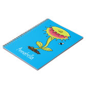 肉食おもしろい金星のハエの捕獲植物漫画 ノートブック (左側)