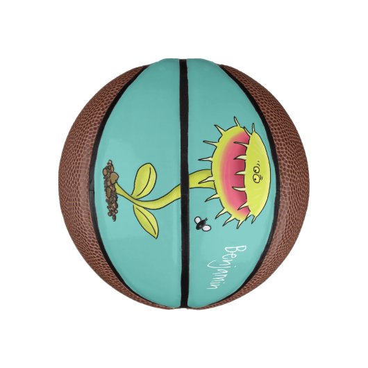 肉食おもしろい金星のハエの捕獲植物漫画 ミニバスケットボール (縦)