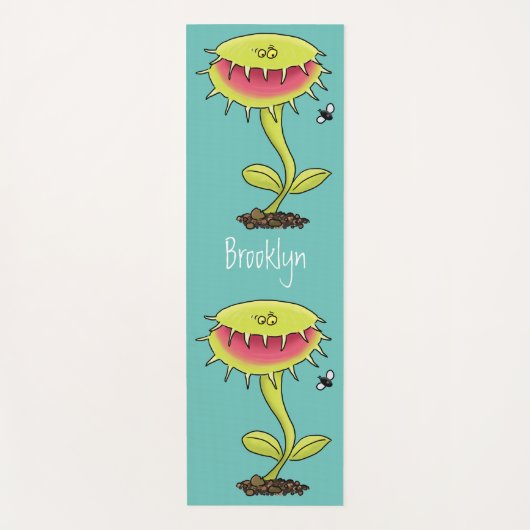 肉食おもしろい金星のハエの捕獲植物漫画 ヨガマット (正面)