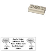 肉食おもしろい金星のハエの捕獲植物漫画 ラバースタンプ (押印)