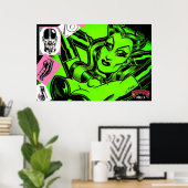 肉食の夢 ポスター (ホームオフィス)