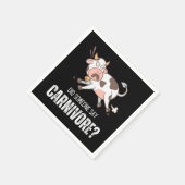 肉食の愛人と言っおもしろいたか スタンダードカクテルナプキン (角)