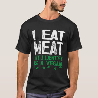 肉食べだがビーガン Tシャツ