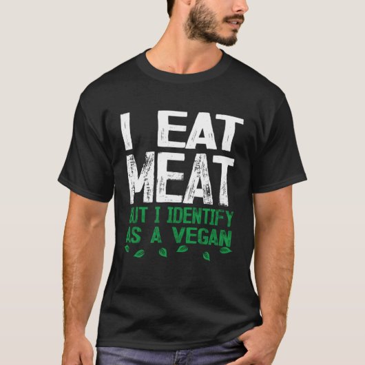 肉食べだがビーガン Tシャツ (正面)