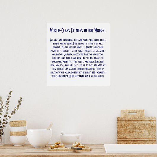 肉食べと野菜、ナッツと種子、一部… ポスター (キッチン)