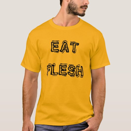 肉食べのTシャツ Tシャツ (正面)